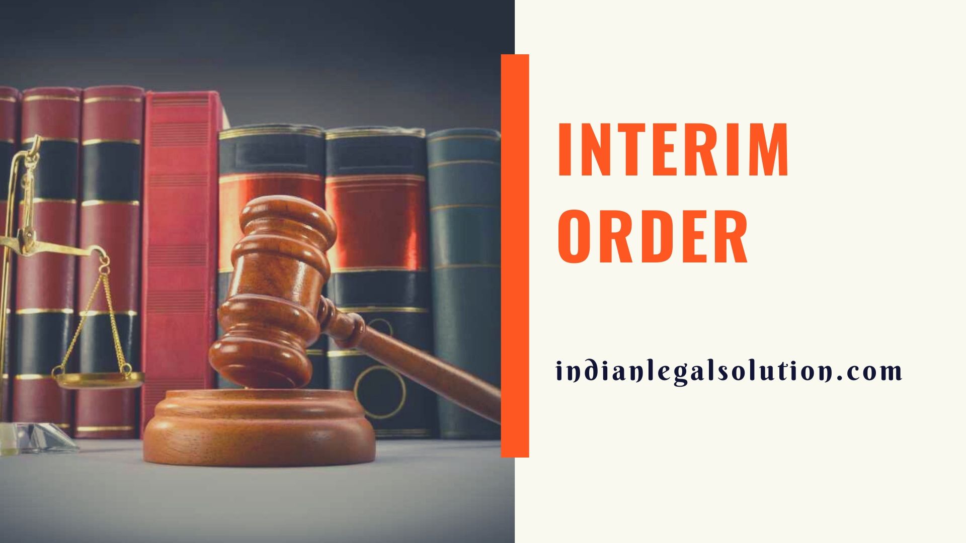 Interim Order Indian Legal Solution