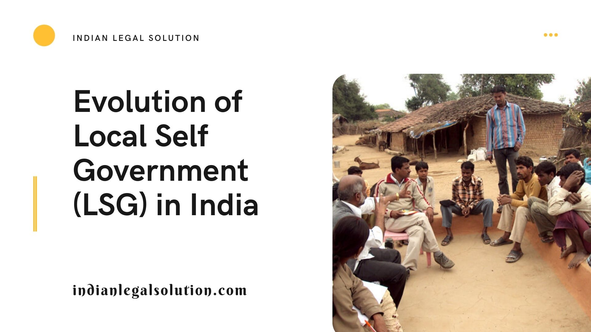 essay on local self government in india